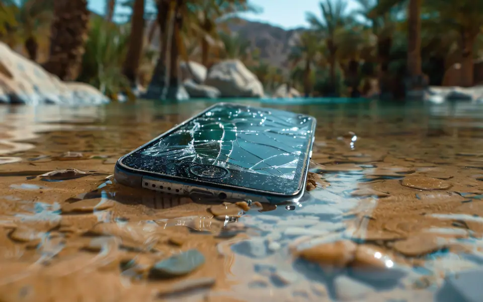Water damage phone repair in Gore